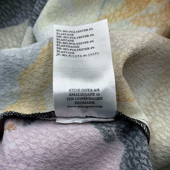 🆕 STINE GOYA 🧿 NWOT Veroma Printed Crepe Midi Dress - Size S - Picture 16 of 16